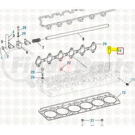 491950E by PAI - Fuel Injector Sleeve - 1977-1997 International DT360/DT466/DT408/DT530 Engines Application