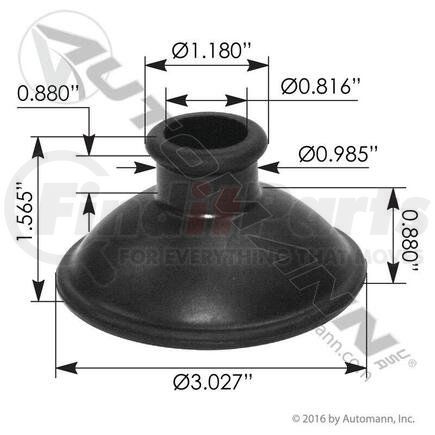 M23312 by AUTOMANN - Transmission Shift Cable Boot