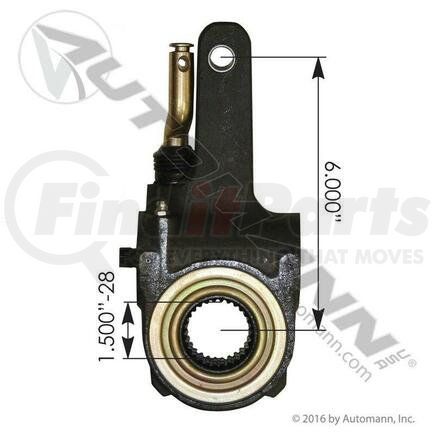 138.2830FC by AUTOMANN - GUNITE TYPE SLACK ADJUSTER 6IN