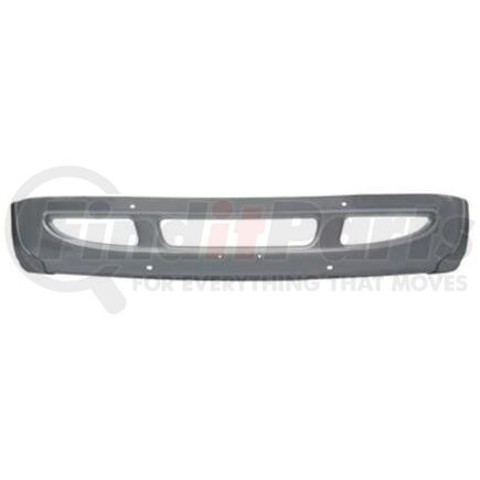 HDB010286 by NAVISTAR - BMP ASM FT HD;02-15 DURASTAR/TRANSTAR 4300/4400/8600 SILVER;W/LARGE TOW HOOK HOLES. BUMPER HAS PLASTIC END CAPS, PLEASE SEE IMAGE.