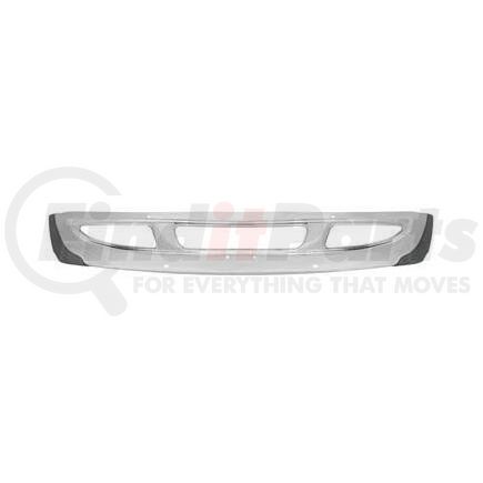 HDB010284 by NAVISTAR - BMP ASM FT HD;02-15 DURASTAR/TRANSTAR 4300/4400/8600 CHROME;W/LARGE TOW HOOK HOLES. BUMPER HAS PLASTIC END CAPS, PLEASE SEE IMAGE.