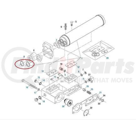 121285 by PAI - Rectangular Sealing Ring