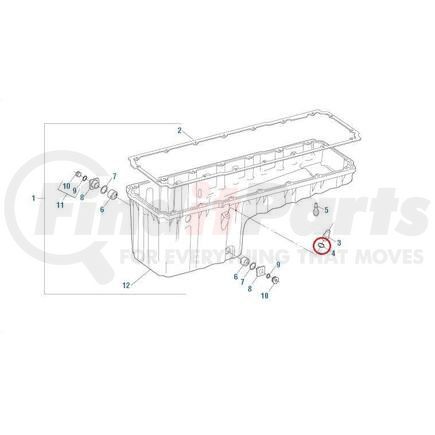 842033 by PAI - Washer - 0.80in, 20.32mm, ID x 1.02in, 25.91mm, OD x 0.057in, 1.44mm Thick, Aluminum