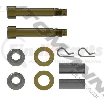 M134709 by AUTOMANN - Hood Pivot Bolt Kit for Peterbilt 357, 377, 378, 379, 388, and 389 Trucks