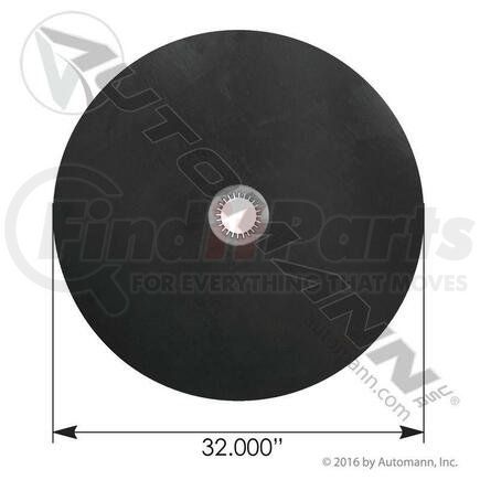 Automann KPSD32G Fifth Wheel Disc Fifth Wheel Lube Disc - 32 Inch, Fits Standard Heavy Duty Fifth Wheels