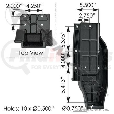 MIH55631 by AUTOMANN - CAB MOUNT BRACKET RH IHC