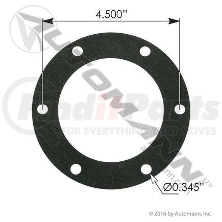 180.10641.1 by AUTOMANN - HUB CAP GASKET 6 HOLE