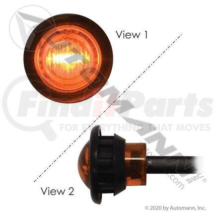 571.LD33A3 by AUTOMANN - Marker Light, LED, 3/4 in., Amber