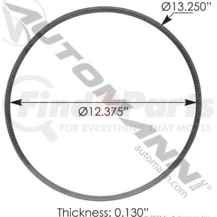 562.U851338 by AUTOMANN - DPF GASKET CUMMINS ISX