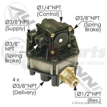 170.KN28601 by AUTOMANN - FF2 TYPE FULL FUNCTION VALVE