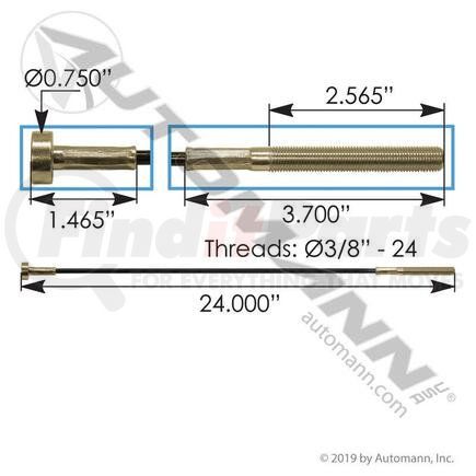 172.55240MC by AUTOMANN - CABLE AIR TANK MOUNTING 24IN I