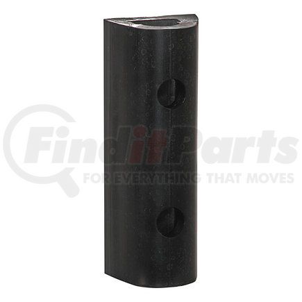 d312 by BUYERS PRODUCTS - Extruded Rubber D-Shaped Bumper with 2 Holes - 3 x 2-7/8 x 12in. Long
