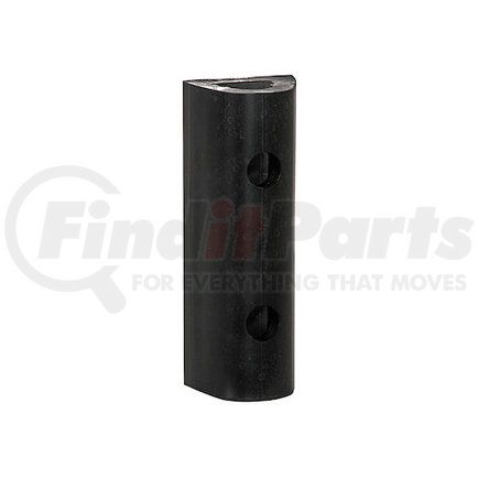 d46 by BUYERS PRODUCTS - Extruded Rubber D-Shaped Bumper with 2 Holes - 4 x 3-3/4 x 6in. Long