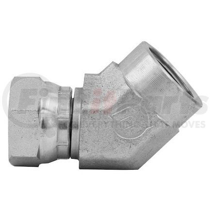 h9385x8x8 by BUYERS PRODUCTS - 1/2-14in. NPSM Female Pipe Swivel To 1/2-14in. Female Pipe 45° Elbow