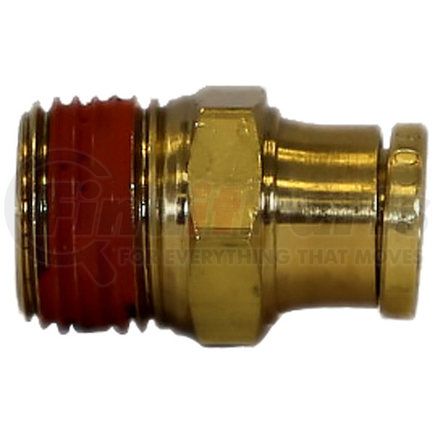 bc00m25p25 by BUYERS PRODUCTS - Brass DOT Push-in Male Connector 1/4in. Tube O.D. x 1/4in. Pipe Thread