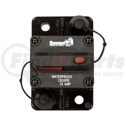 cb30pb by BUYERS PRODUCTS - Circuit Breaker - 30 AMP, with Manual Push-To-Trip Reset