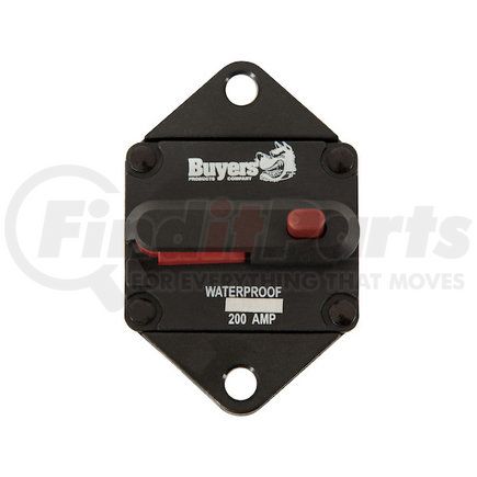 cb202pb by BUYERS PRODUCTS - Circuit Breaker - 200 AMP, Push-To-Trip Circuit Breaker