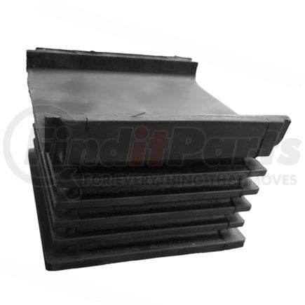 11-31042-000 by FREIGHTLINER - Air Ride Suspension U-Bolt Pad - Lower Spring Tip Pad with 4 Shims