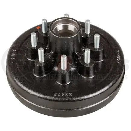 134543 by CURT MANUFACTURING - Drum Brake and Hub Assembly - Lippert, 12", 7,000 lbs., 9/16" Stud