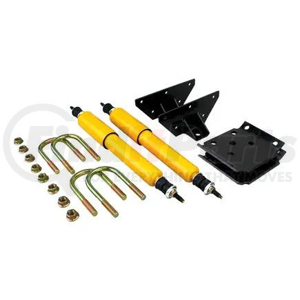 281255 by CURT MANUFACTURING - Suspension Shock Absorber Mounting Kit - Lippert, HD, Fits 2-3/8" Axle Tube