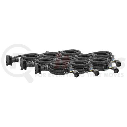 56000010 by CURT MANUFACTURING - 10ft. Custom Wiring Extension Harnesses (Adds 7-Way RV Blade to Truck Bed; 10-Pa