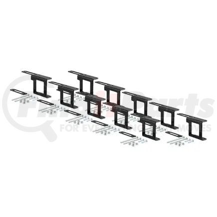 58002010 by CURT MANUFACTURING - Easy-Mount Wiring Brackets for 4 or 5-Way Flat (1-1/4in. Receiver; 10-Pack)