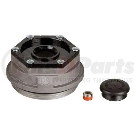 85373929 by CURT MANUFACTURING - Trailer Axle Oil and Dust Cap with Set Screw-8;000 lbs. Black