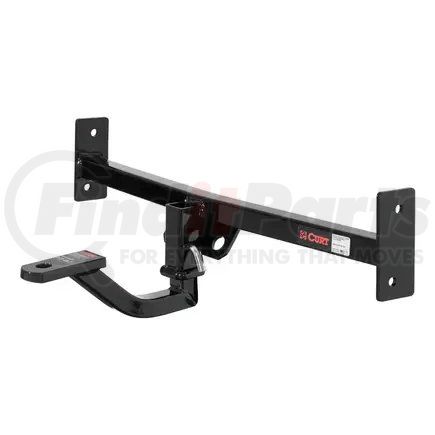 11746 by CURT MANUFACTURING - Class 1 Vertical Receiver Trailer Hitch with 1-1/4" Adapter with 3/4" Hole
