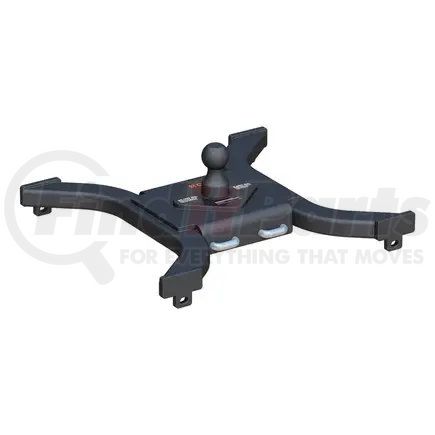 16085 by CURT MANUFACTURING - Spyder 5th Wheel Rail Gooseneck Hitch with 2-5/16in. Ball; 25K
