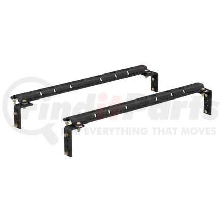 16200 by CURT MANUFACTURING - CURT 16200 Industry-Standard 5th Wheel Hitch Rails and Brackets; Carbide Black; 25;000 Pounds