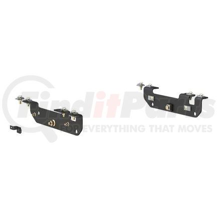 16424 by CURT MANUFACTURING - Custom 5th Wheel Brackets; Select Ford F-250; F-350; F-450 Super Duty