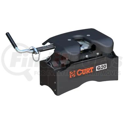 16530 by CURT MANUFACTURING - CURT 16530 Q20 5th Wheel Hitch Head Only; Legs or Roller Required; 20;000 lbs