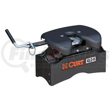 16545 by CURT MANUFACTURING - CURT 16545 Q24 5th Wheel Hitch Head Only; Legs or Roller Required; 24;000 lbs