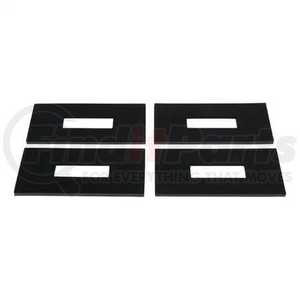 16900 by CURT MANUFACTURING - CURT 16900 5th Wheel Rail Sound Dampening Pads; 4-Pack