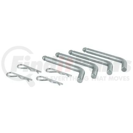 16902 by CURT MANUFACTURING - CURT 16902 Replacement 5th Wheel Pins/Clips; 1/2-Inch Diameter