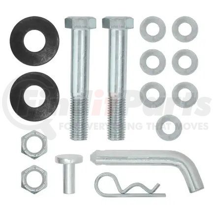 17076 by CURT MANUFACTURING - Round Bar Weight Distribution Hardware Kit