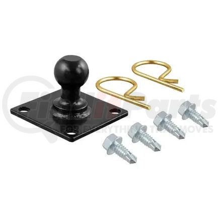 17201 by CURT MANUFACTURING - Trailer-Mounted Sway Control Ball for #17200