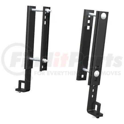 17516 by CURT MANUFACTURING - Replacement TruTrack 10in. Adjustable Support Brackets (2-Pack)
