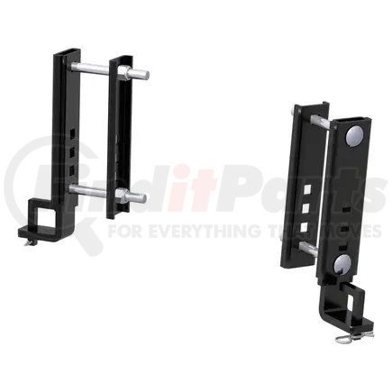 17508 by CURT MANUFACTURING - Replacement TruTrack 6in. Adjustable Support Brackets (2-Pack)