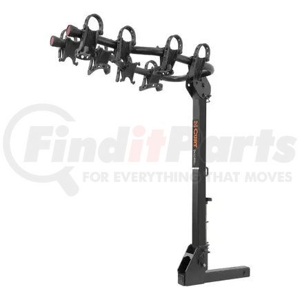 18064 by CURT MANUFACTURING - CURT 18064 Premium Trailer Hitch Bike Rack Mount; Fits 2-Inch Receiver; 4 Bicycles