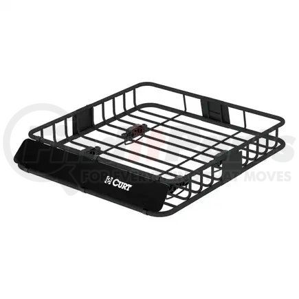 18115 by CURT MANUFACTURING - CURT 18115 Universal 42 x 37-Inch Black Steel Roof Rack Rooftop Cargo Carrier
