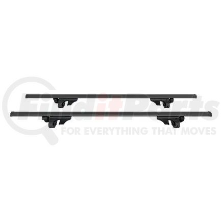 18118 by CURT MANUFACTURING - CURT 18118 Universal 53-3/8-Inch Black Aluminum Roof Rack Cross Bars; 2-Pack