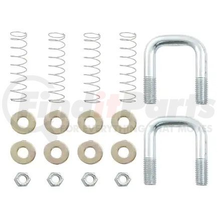 19254 by CURT MANUFACTURING - CURT 19254 Replacement Double Lock EZr Safety Chain Anchor Kit