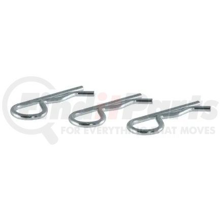 21602 by CURT MANUFACTURING - CURT 21602 Trailer Hitch Clips for 1/2 or 5/8-Inch Pins; 3-Pack
