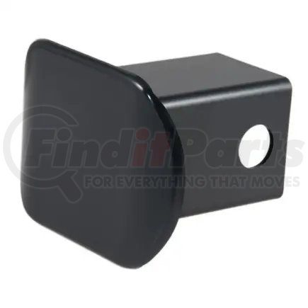 22180 by CURT MANUFACTURING - CURT 22180 Black Plastic Trailer Hitch Cover; Fits 2-Inch Receiver