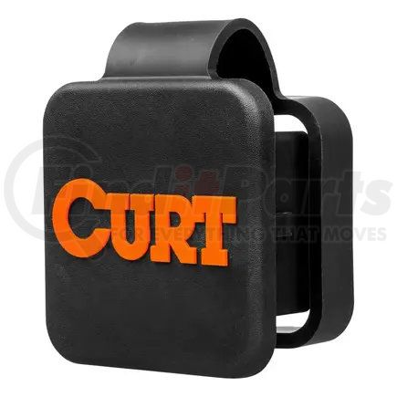 22279 by CURT MANUFACTURING - CURT 22279 Rubber Trailer Hitch Cover; Fits 2-Inch Receiver