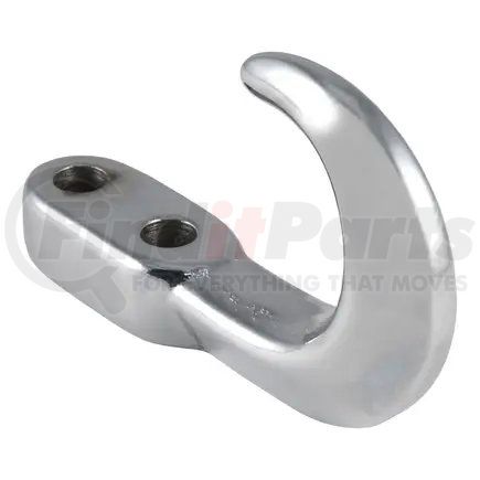 22420 by CURT MANUFACTURING - CURT 22420 Chrome Steel Tow Hook; 10;000 lbs Capacity