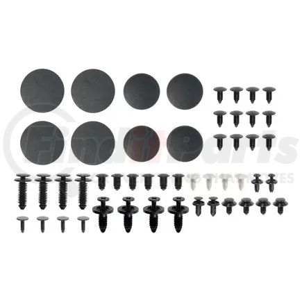 22322 by CURT MANUFACTURING - CURT 22322 Assorted Automotive Trim Panel Retainers/Frame Hole Plugs; 50 Pieces