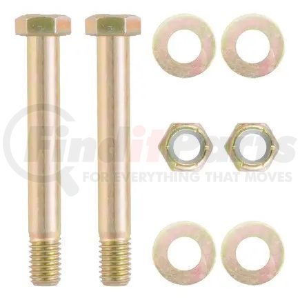 25388 by CURT MANUFACTURING - CURT 25388 Channel-Mount Adjustable Trailer Coupler Hardware Kit