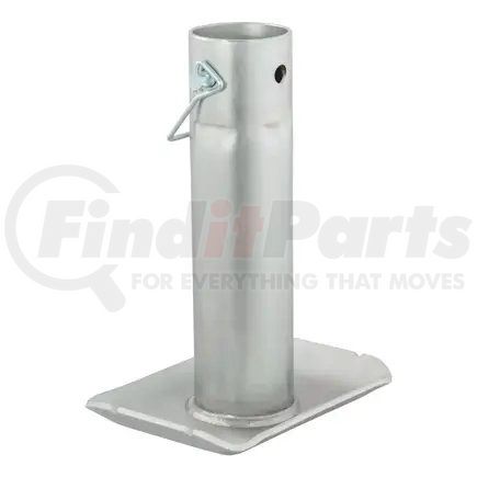 28274 by CURT MANUFACTURING - Pin-On Jack Foot (Fits 2in. Tube; 2;000 lbs; 8-1/2in. Height)